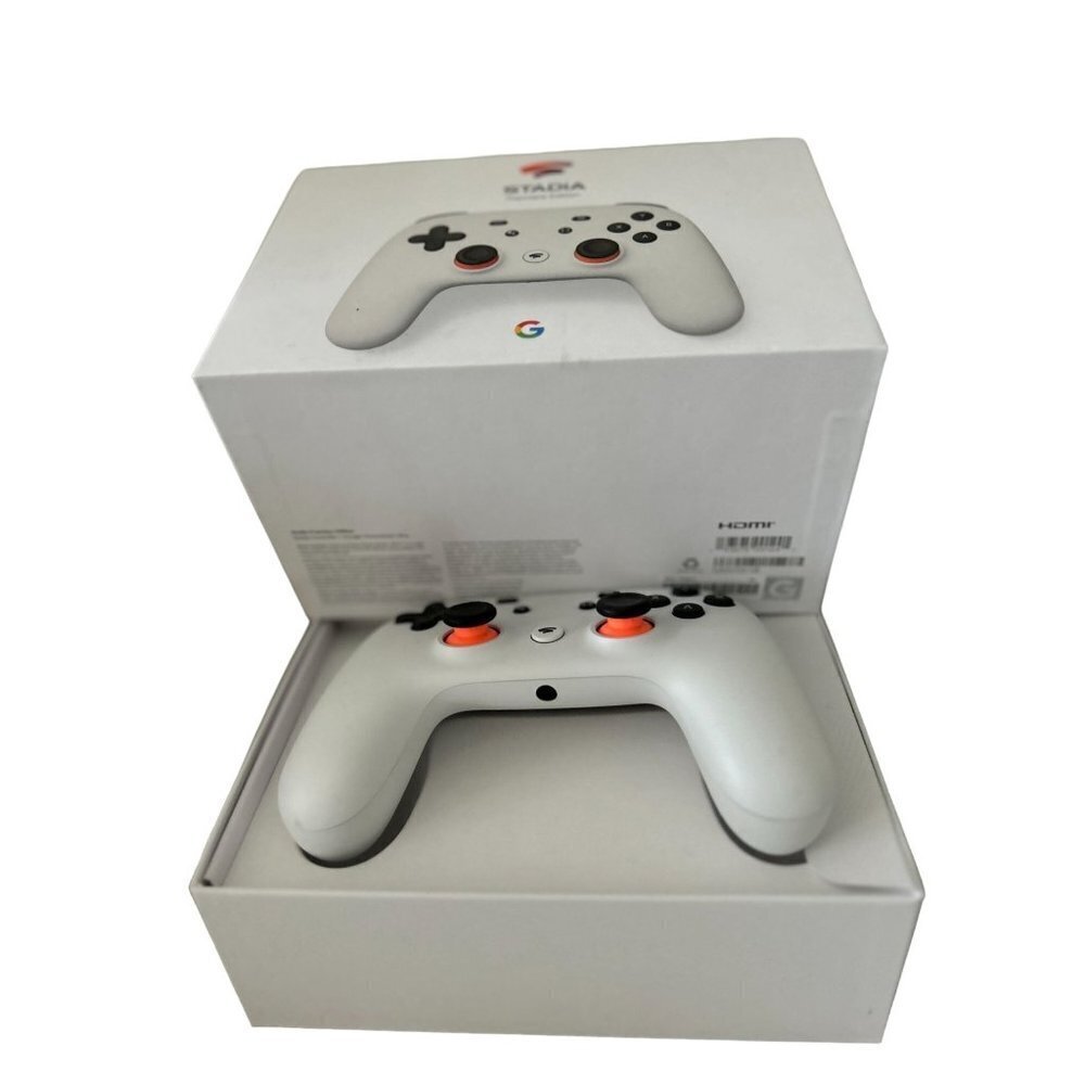 Stadia Premiere Edition (controller + Google chromecast Ultra) White
